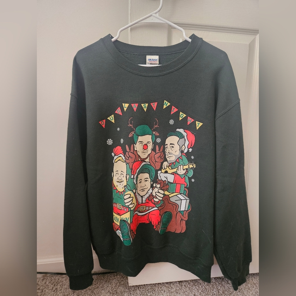 Our Last Night Band Gildan Black Graphic Men's Sweater